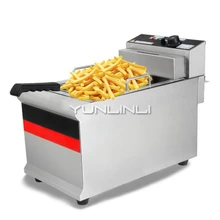 Commercial Electric Deep Fryer Single-tank Stainless Steel French Fries Frying Machine IDZG-903 Commercial Electric Deep Fryer Single-tank Stainless Steel French Fries Frying Machine IDZG-903