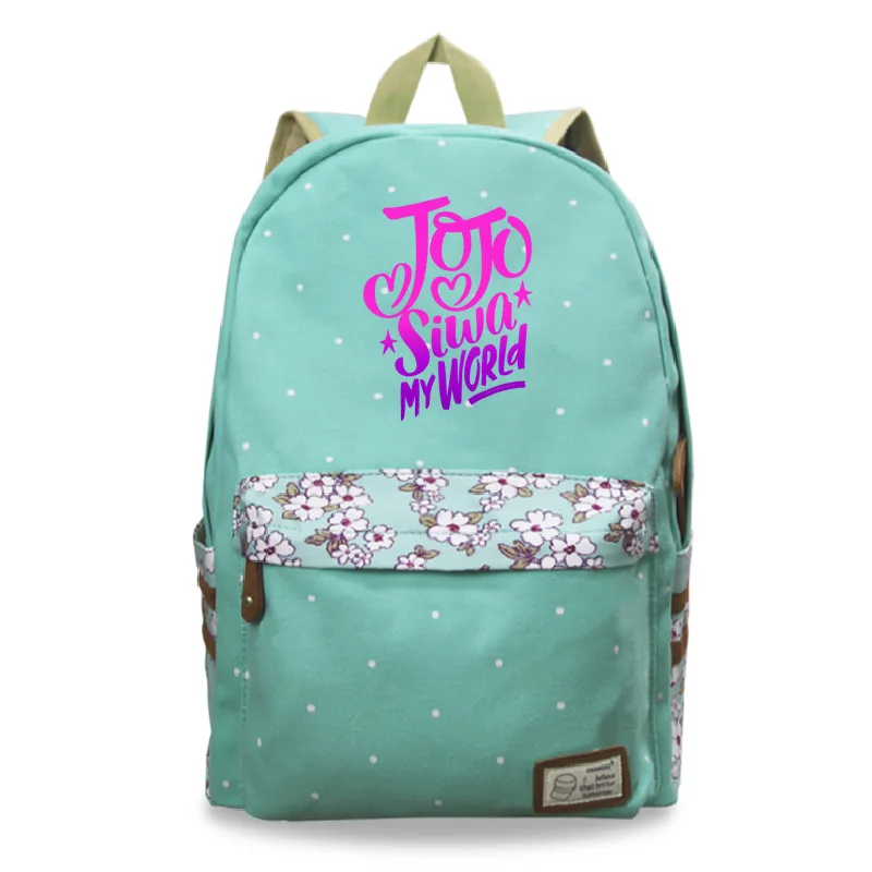 Высокое качество Jojo Siwa рюкзак для детей мальчиков девочек подростков рюкзак популярный узор школьная модная сумка студенческая школьная сумка - Цвет: 4