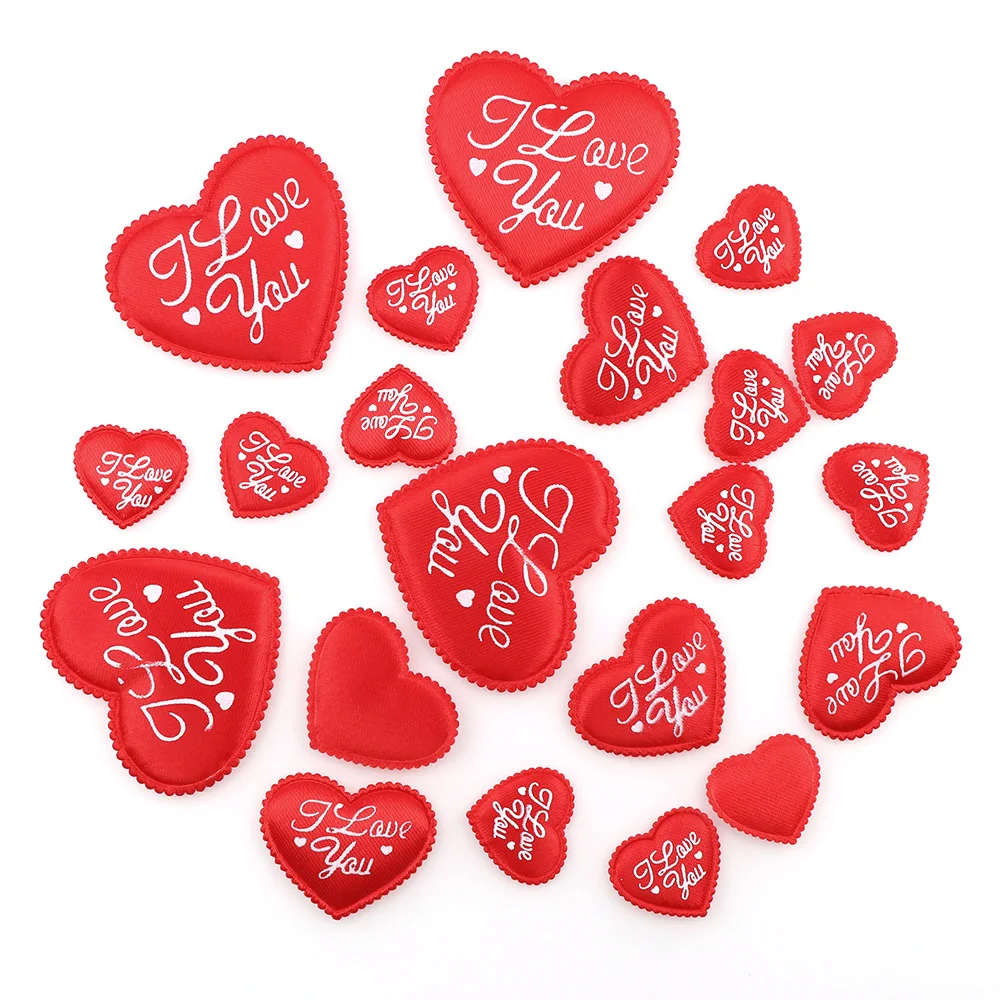 

Red Love You Romantic Wedding Heart Confetti Fabric Table Scatter Birthday Bachelorette Hen Party Valentine's Day Supplies