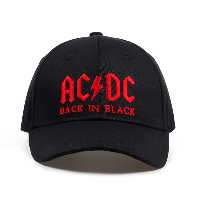 Новинка, AC/DC, бейсбольная кепка, рок, хип-хоп кепка, мужская, acdc, snapback, шапка с вышивкой, надпись, повседневная, DJ, рок, папа, шляпа