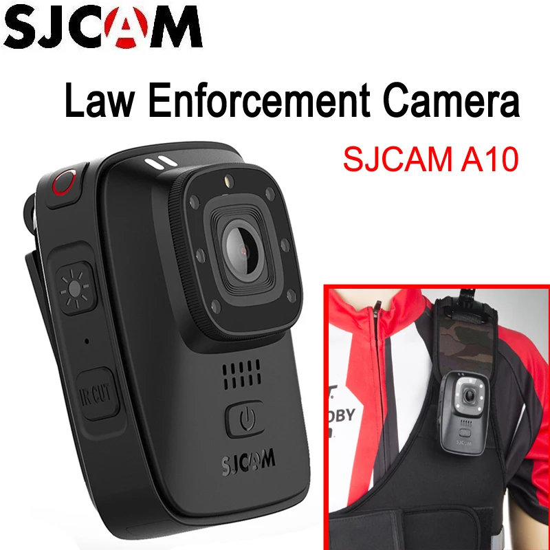 SJCAM A10 Portable Law Enforcement Camera Wearable Body Cameras IR Cut B/W Switch Night Vision Laser Lamp Infrared Action Camera|action cam|cam actionsjcam camera - AliExpress
