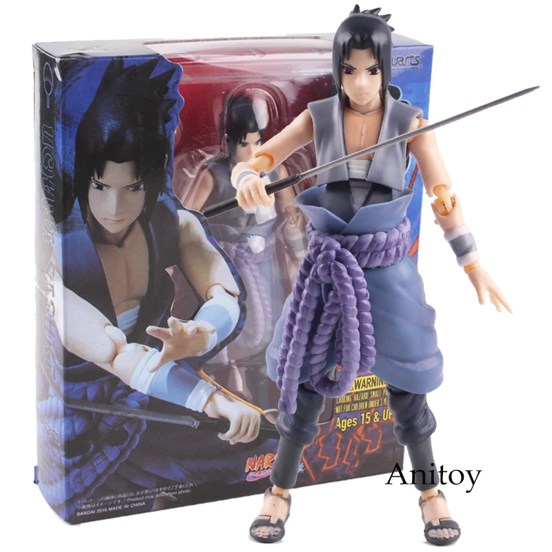 

Figures Naruto Shippuden Action Figure Sasuke Figure Simple Style and Hero PVC Action Figures Collectible Toy Gift 14.5 cm