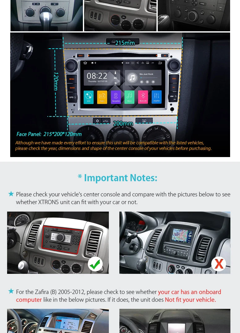 Top 7" Android 7.1 Nougat OS Car DVD for Opel/Vauxhall Vectra 2005-2008 & Corsa (D) 2006-2011 & Antara 2006-2011 & Meriva 2006-2008 3