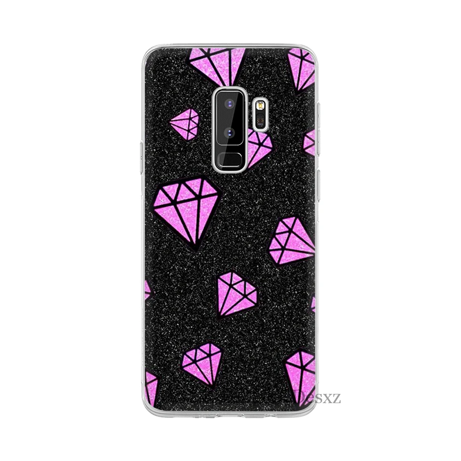 Gerleek С кристалалми и стразами Жесткий Чехол для samsung A10 A40 A50 A70 A30 A3 A5 A6 A7 A8 A9