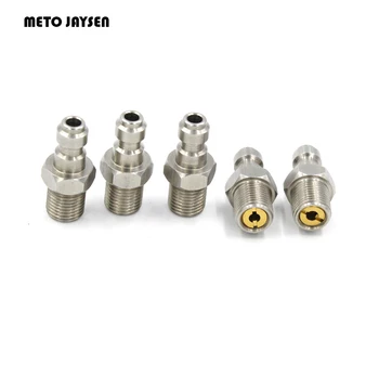 

PCP Airforce Paintball Stainless Steel Quick Coupler 8MM Male Plug w/ One Way Foster M10*1 For Air Socket Connection 5PCS=1LOT