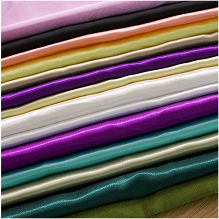 Express Free Shipping 59"(150cm) Width Silk Satin Fabric,Wedding Decoration Polyester Satin