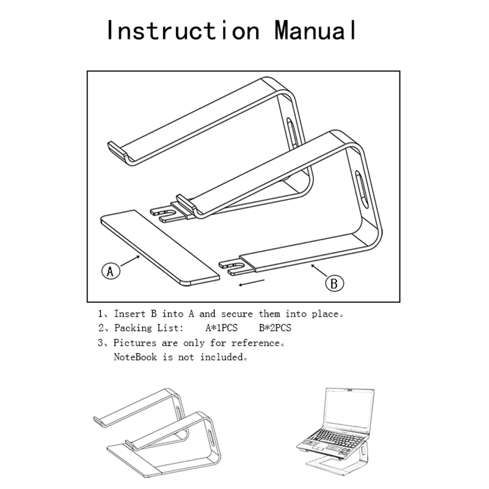Notebook Ergonômico Stands para Macbook de Alumínio