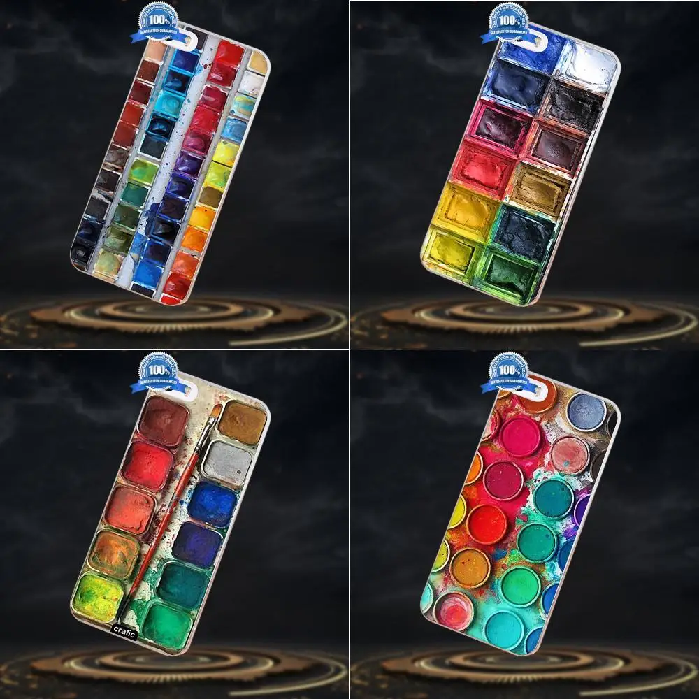 

Bixedx Color Paint Box TPU Mobile Phone Cases For Xiaomi Redmi 5 4A 3 3S Pro Mi4 Mi4i Mi4C Mi5 Mi5S Mi Max Mix Note 2 3 4 Plus