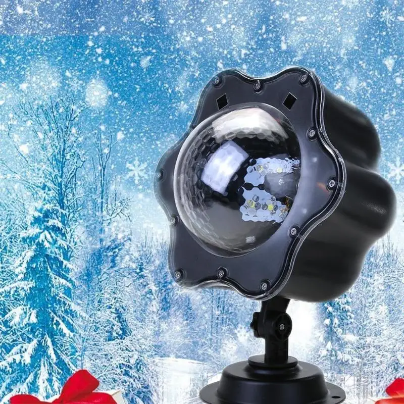 

Outdoor LED stage light Snowflake Christmas festival Lights Film Projector Light Pattern Decoration outdoor garden Lamp