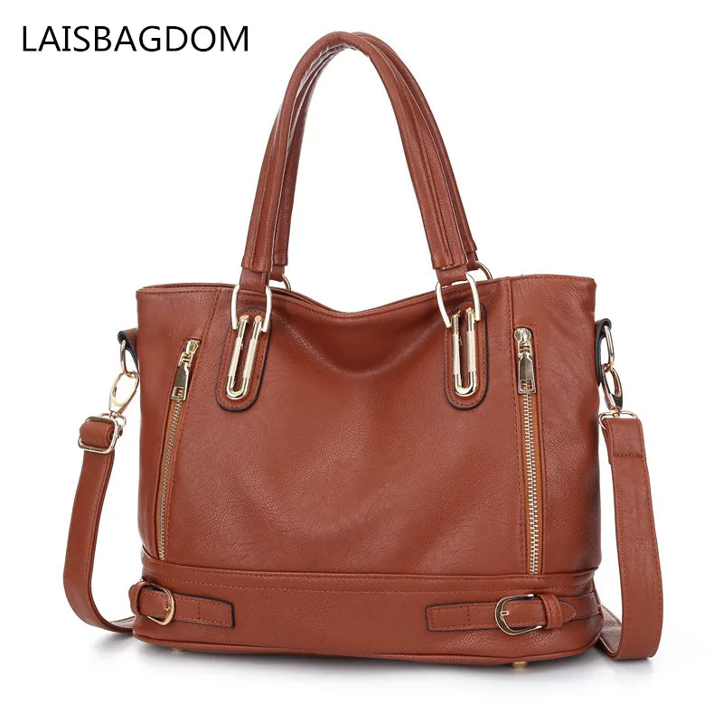 New Messenger Bag Leather Women Handbag Leather Brand Shoulder Messenger Bag Chains Pu Leather Ladies Shoulder Bag Women Casual