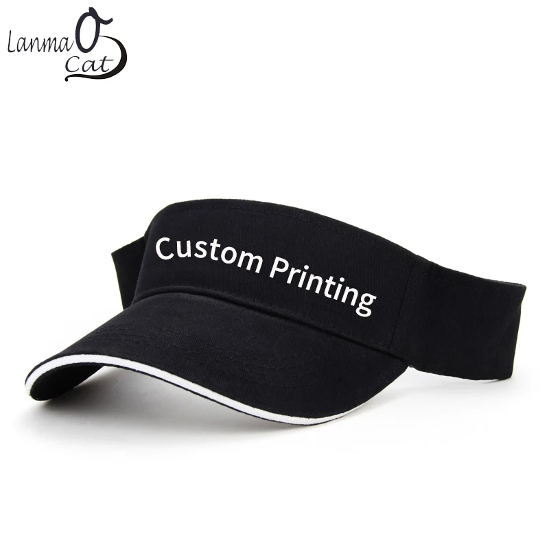 Lanmaocat индивидуальные пустой Топ бейсбольная кепка для мужчин и женщин Пользовательские печати шляпы от солнца логотип фото Пользовательские печати Кепки