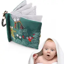 Книга из ткани для детей Дети Мальчики Девочки Развивающие игрушки для обучения развития ранние прочные Детские История для детей Cherryb