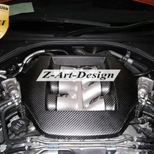 Реальный полный углеродного волокна крышки двигателя для GT-R R35 2007- углеродного волокна крышки двигателя для Nissan GTR R35