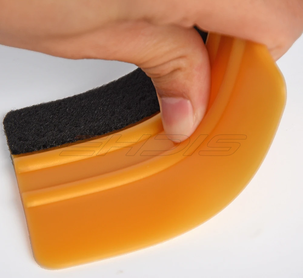 3M Gold Felt Squeegee 10x7.3cm 3D Carbon Fiber Foil Vinyl Film Wrapping