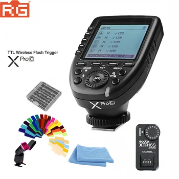 

Godox XPro-C Flash Trigger Transmitter Professional Function E-TTL II 2.4G Wireless X System HSS for Canon to Godox V850 V860