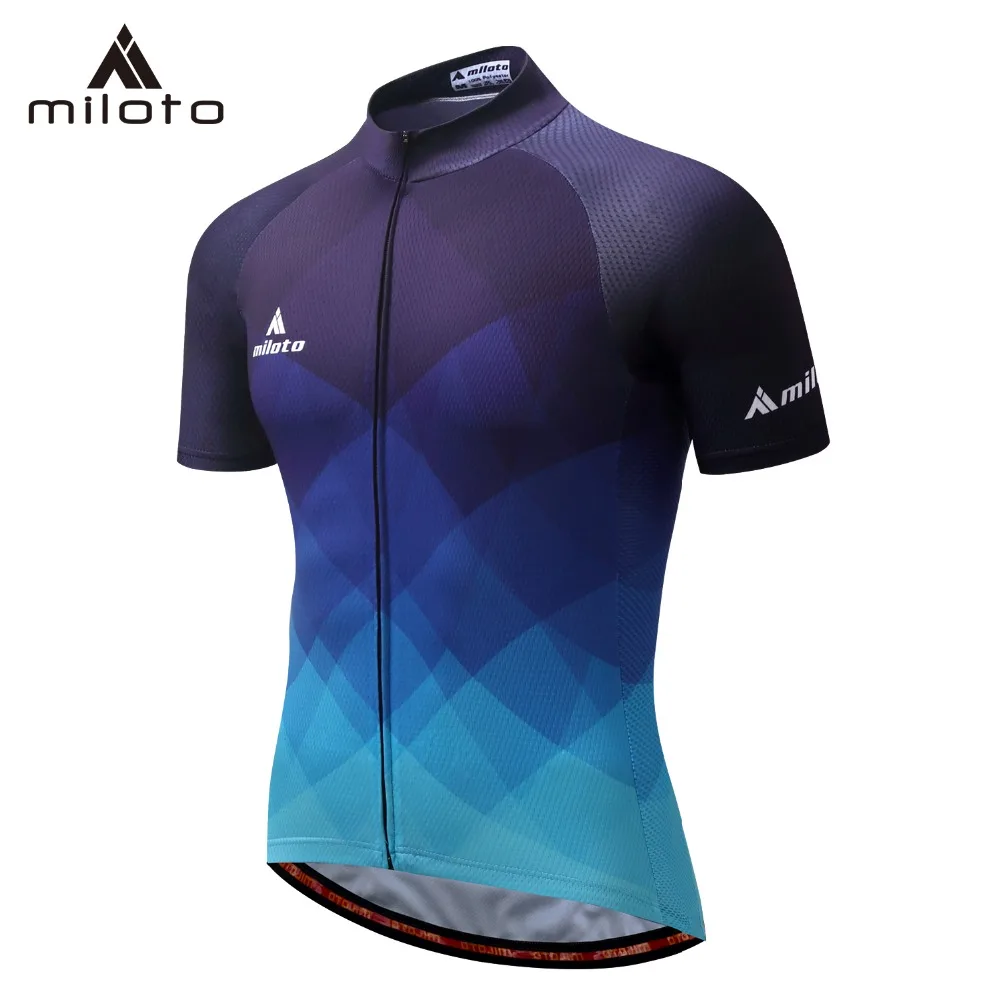 

MILOTO Summer Riding Cycling Jersey Men Mountain Bike Jersey mtb Riding Bicycle Wear Maillot Ciclismo Anti-sweat Cycling Shirt