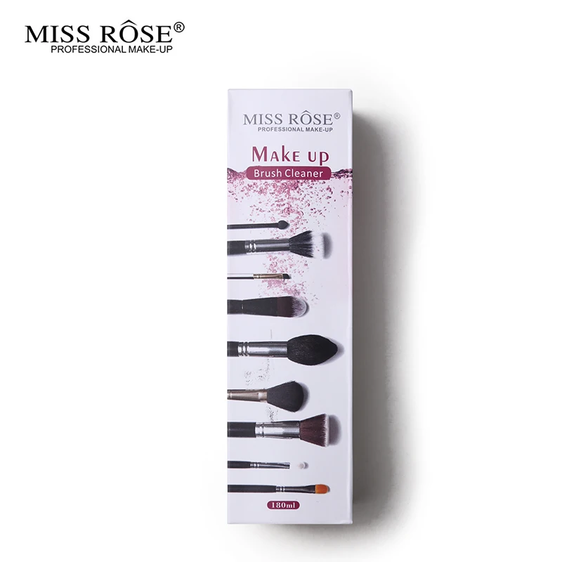Miss Rose 180 мл губка для удаления макияжа жидкое моющее средство быстро очищающее профессиональное средство для макияжа и инструмент для удаления кистей