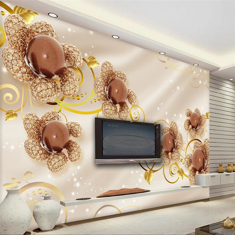 3d наклейки beibehang под заказ фото|papel de parede|de paredetv background |