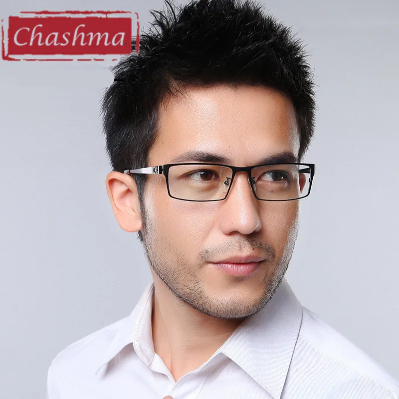 Чашма Господа чистого титана очки кадр Lentes opticos Gafas Одежда высшего качества кадры