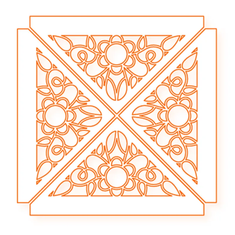 

Eastshape Floral Dies Hollow Flowers Frame Metal Cutting Dies New for DIY Scrapbooking Embossing Paper Cards Decorative Crafts