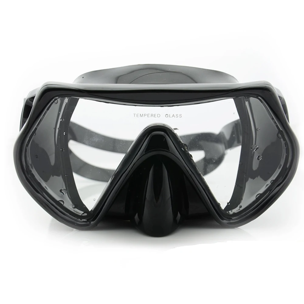 High Quality silicone Adult Diving Masks Anti fog Adjustable Swimming