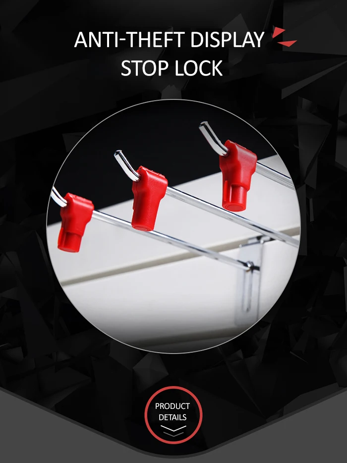 JSK-SL, 100 pcs/bag Display Hook Euroslot Stoplock Anti Theft, Display Hook Euroslot Stoplock Anti Theft Suppliers sound alarm device