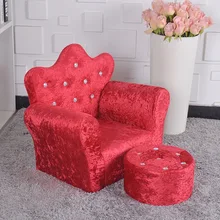Children’s Crown Sofa Lovely Cartoon Princess Kindergarten Mini Sofa Gift Toy Sofa Chair for Kids Sofa Baby Furniture