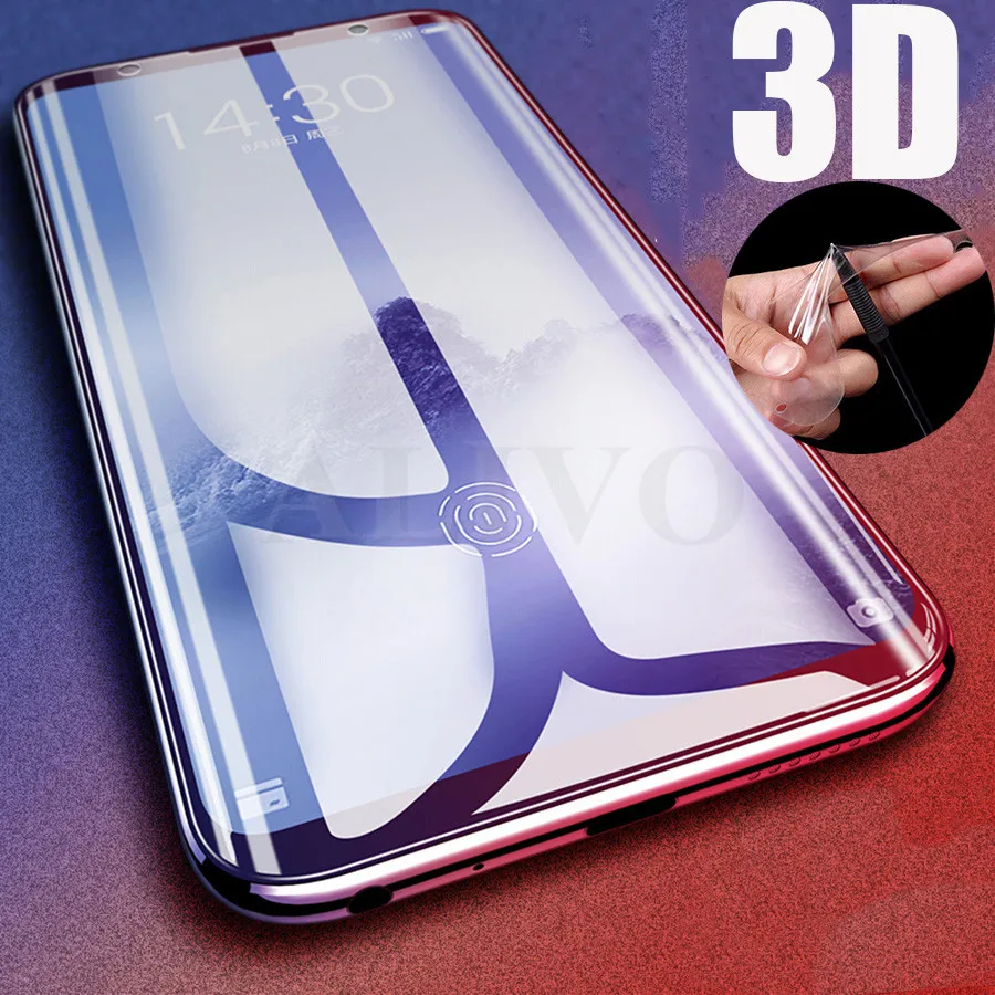 Передняя 3D Защитная Пленка премиум класса для Meizu 16 Plus Прозрачная мягкая