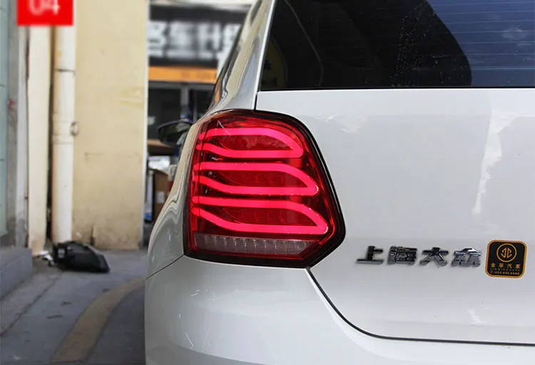 Автомобильный Стайлинг для VW polo задний светильник s 2011- для polo светодиодный задний светильник Altis задний фонарь+ тормоз+ Парк+ сигнальный светильник s