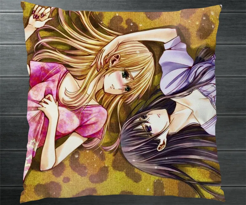 Аниме цитрусовые Aihara Yuzu Mei Kiss Двусторонняя Подушка Чехол s обнимая для подушки Otaku
