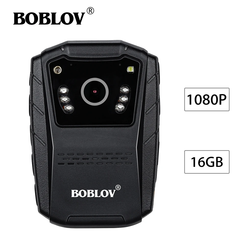 

BOBLOV S70 Novatak 96658 2.0 LCD 1080P HD Mini Camera 150 Degree Lens Pocket Cycle Recording 16GB Video Recorder Body Camera