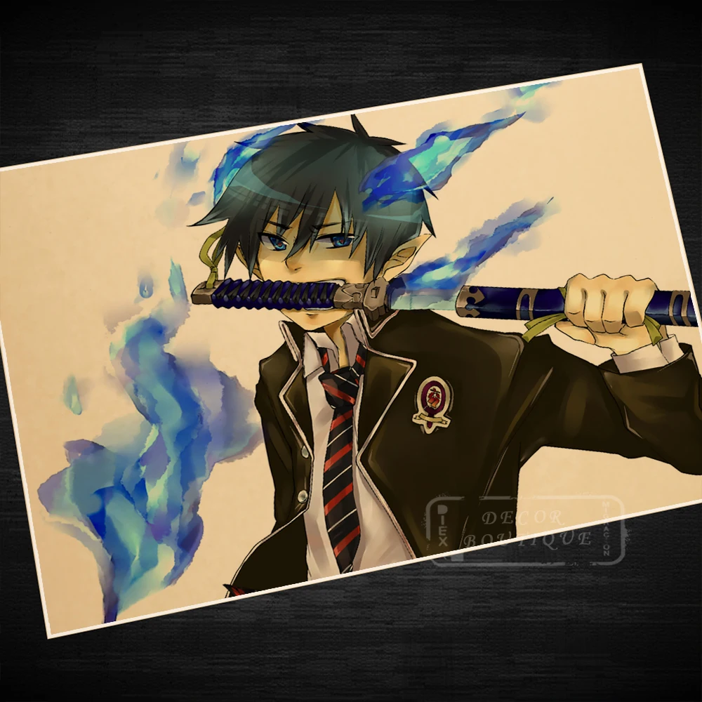 Blue Exorcist Anime Propaganda Vintage Kraft Decorative Poster Diy Wall Canvas Painting Sticker Delicate Home Bar Decor Gift Buy At The Price Of 2 99 In Aliexpress Com Imall Com