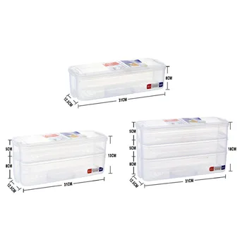 

TENSKE 2020 Organizers Plastic White Storage Refrigerator Bin Save Space Non-toxic Eco-friendly Healthy Gift Drop #0518