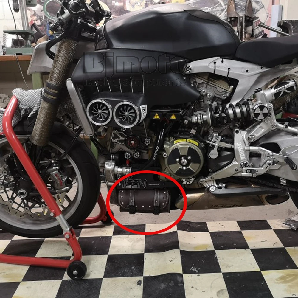 retro motorcycle saddlebags