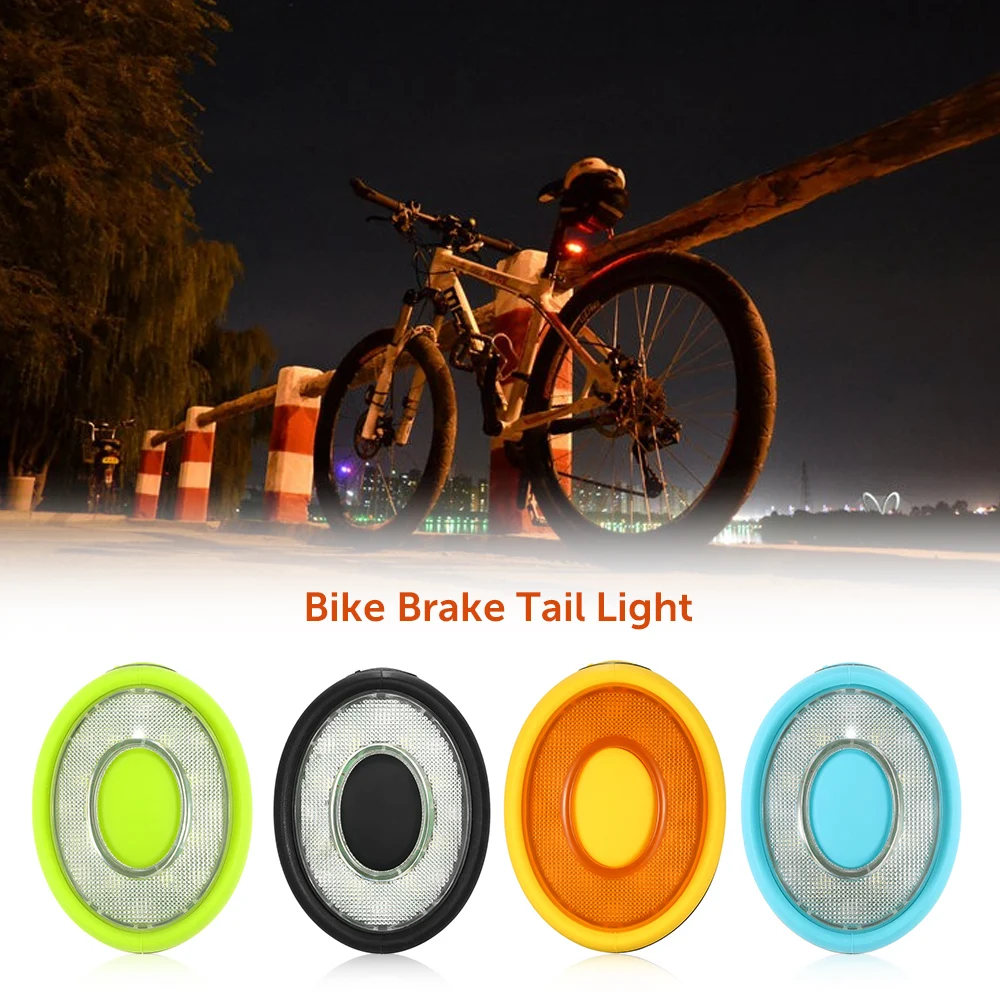 Excellent Lixada Bicycle Light USB Rechargeable Bike Brake Tail Lamp Safety Warning Bike Lights LED Rearlight for Night Riding 4 Colors 1