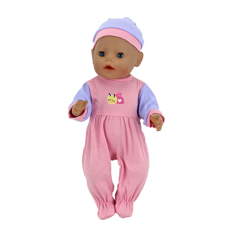 15 стилей на выбор, кукольная одежда, подходит для 17 дюймов 43 см, кукольная одежда для новорожденных, Одежда для новорожденных, праздничный подарок на день рождения