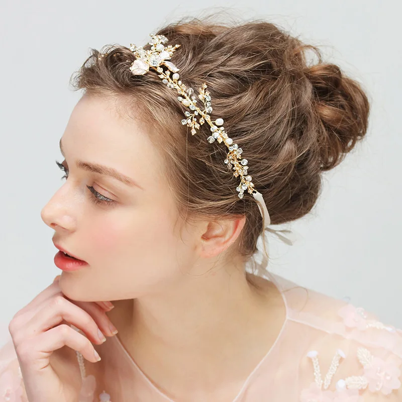 Braut Haarband Hochzeit Frauen Braut Stirnband Rosa Perle Dekoration Zubehör SimpleLife Stirnband Tiara Braut Haarband Hochzeit Frauen Braut Stirnband Rosa Perle Dekoration Zubehör SimpleLife Stirnband Tiara