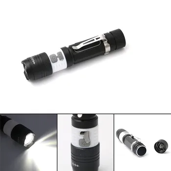

T6 LED Torch Flashlight 3 Modes Torchlight Super Bright USB Flashlight Torch 18650 Lights Lamps Lanterna 40JUN11