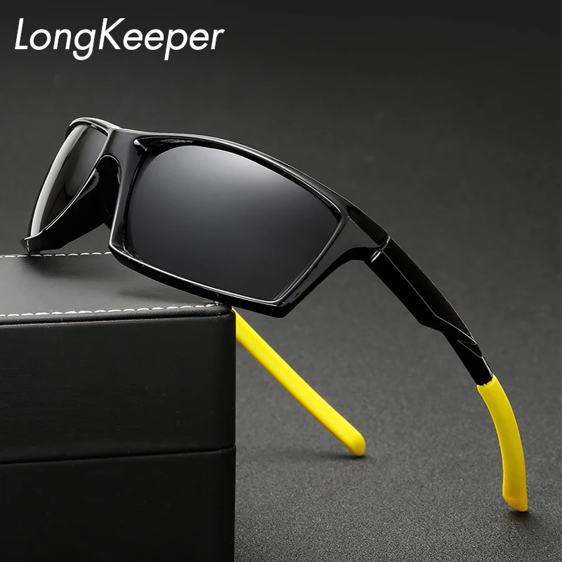 

LongKeeper 2017 Polarized Sunglasses men Brand Driving Glasses Boating Goggles sports Driver Eyewear Women Male Reduce Glare