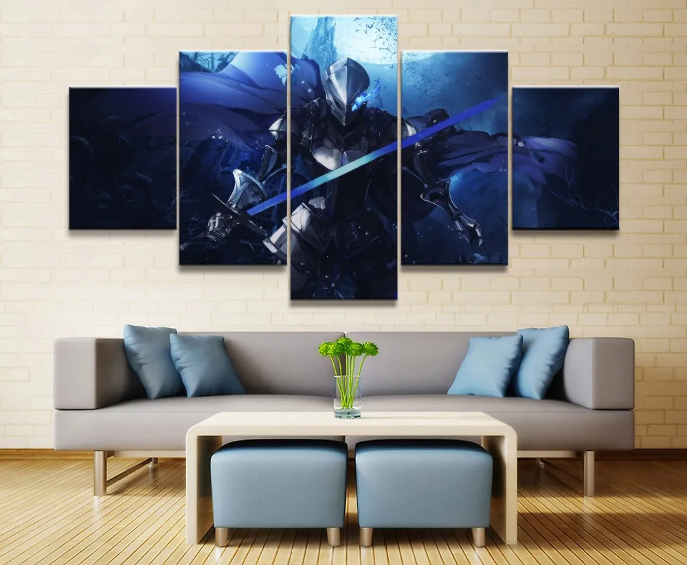 

Dark Knight Anime Anime Modern Painting Wall Art Canvas 5 Piece HD Print Wall Art Canvas Art For Living Room Decor Artwork