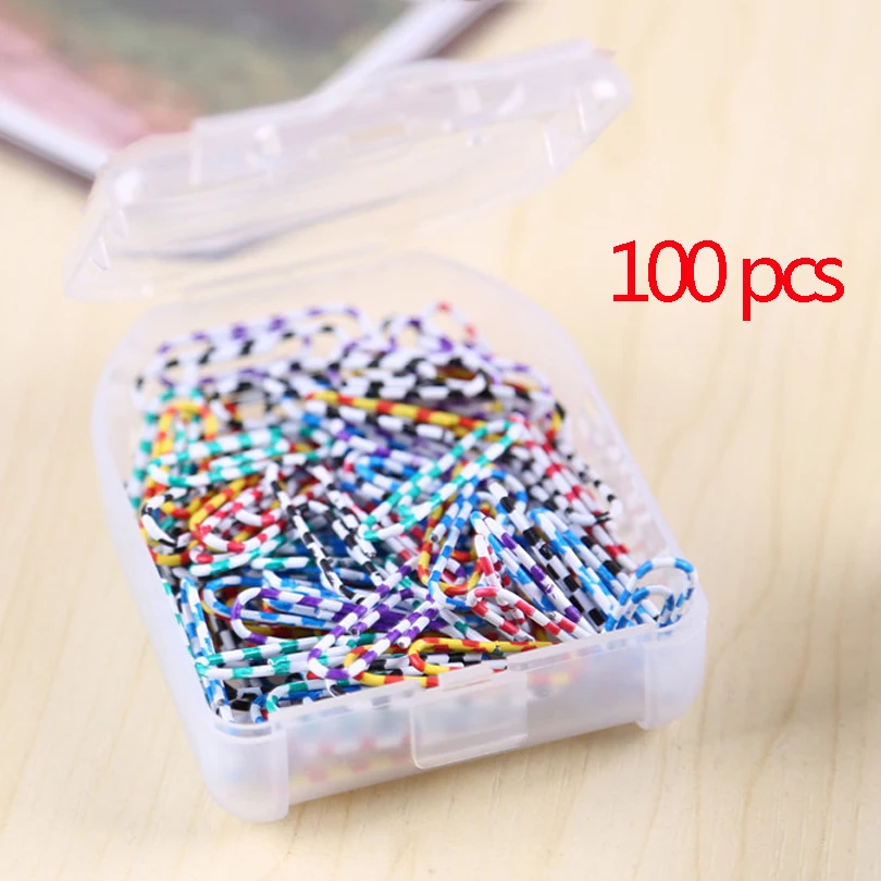 100pcs Zebra paper clip Creative A paperclip Paper Note Clips use
