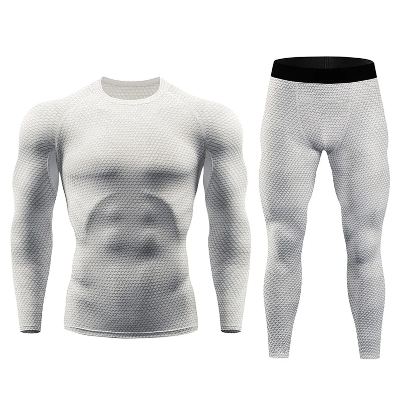 Мужская летняя спортивная одежда для спортзала, быстросохнущие баскетбольные колготки, тренировочная футболка с коротким рукавом и длинным рукавом, набор эластичных сил для бега