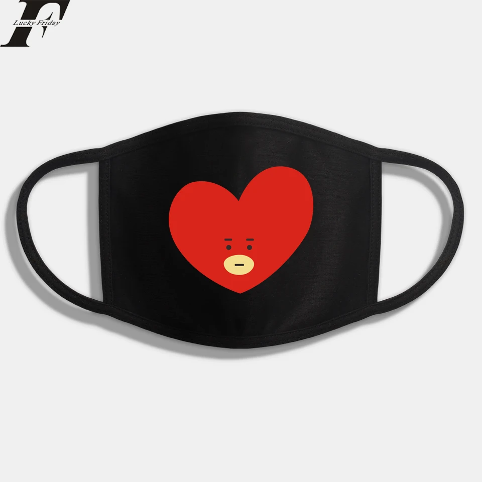 luckyfridayf 2018 kpop bts bangtan boy new anime logo dust cotton