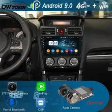 " ips Android 9,0 8 ядерный 4G+ 64G Автомобильный Радио Мультимедиа gps CarPlay DSP Parrot BT для Subaru Forester XV 4 2013