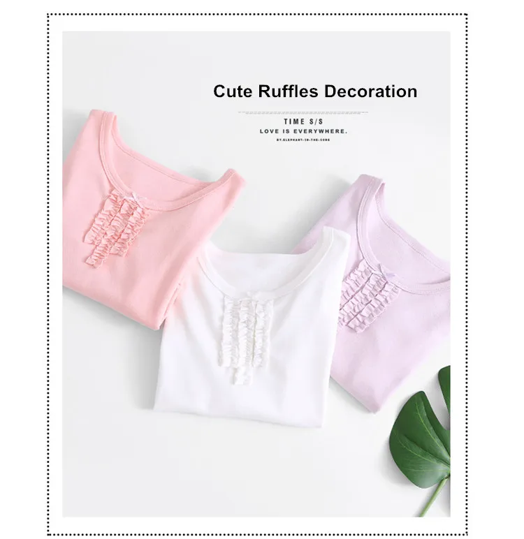 Pink nightdress princess nightgowns sleepwear dress for girls child cotton nightgowns baby nightwear dress 02