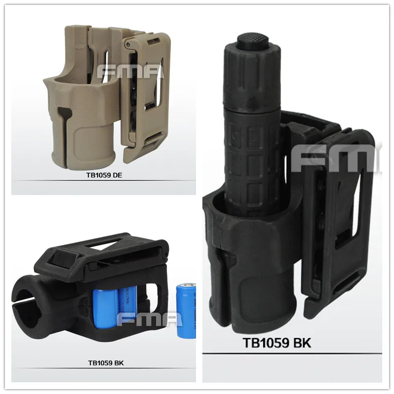 

FMA V85 Polymer Multi-angle Speed Flashlight Holster Hunting Airsoft Military Paintball Accessories Torch Mount TB1059 BK/DE/FG