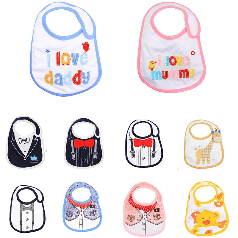 

Baby Bibs Cute Cartoon Pattern Toddler Baby Waterproof Saliva Newborn Burp Cloth 20 styles