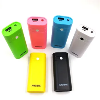 

5600mAh 2x 18650 Battery Charger Holder Mini USB Port Power Bank Box Shell Case