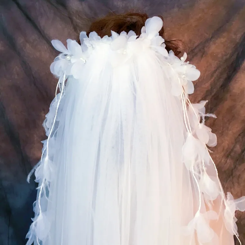 Недорогой Свадебный шарф s свадебное болеро Тюль Аппликации женский плащ Свадебная шаль винтажная Свадебная накидка свадебные аксессуары