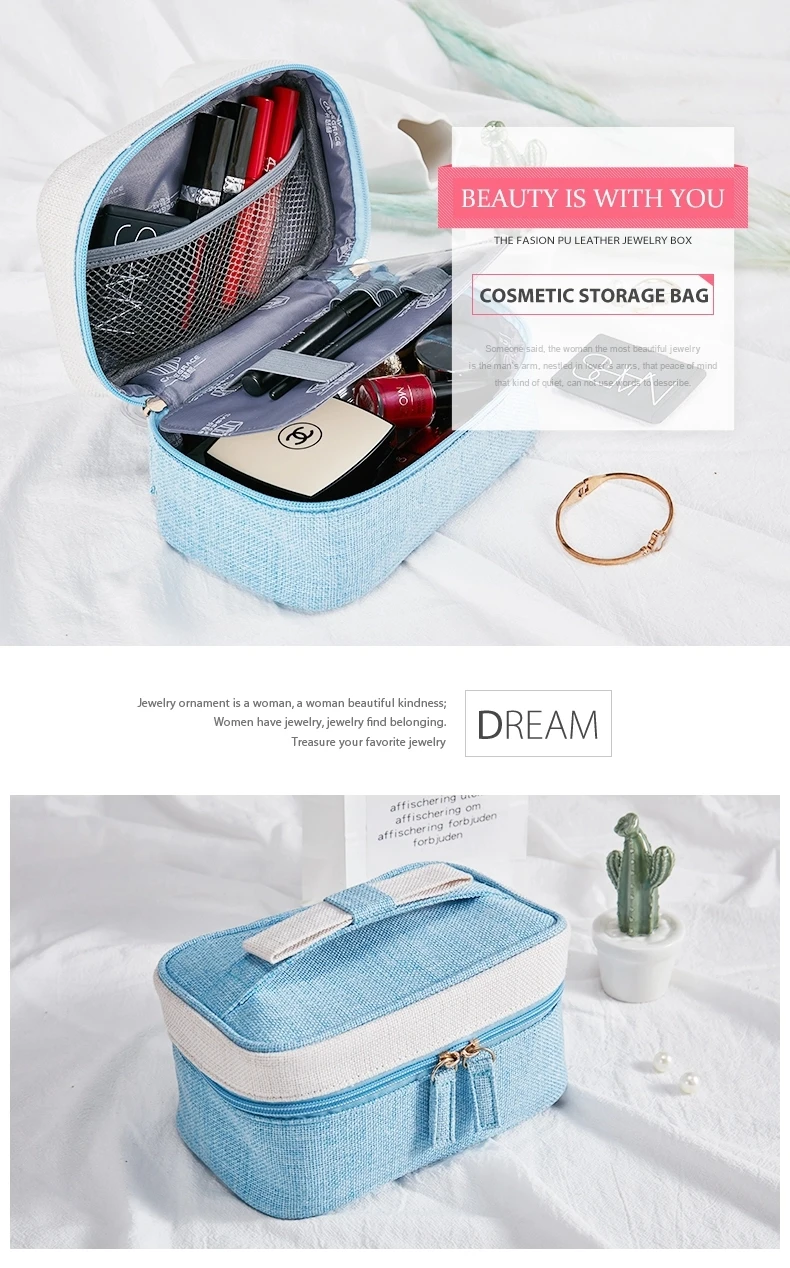 Women Cosmetic Bag Multifunction Organizer  (1)
